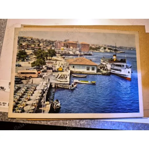 Kartpostal * Üsküdar Anadolu Sahili / Denizcilik Bankası T.A.O