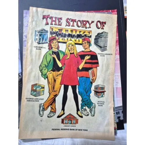 Story of BANKS * Federal Reserve Bank of New York (FED) Comic Book