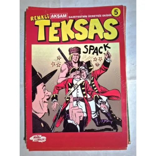 Renkli Teksas Fasikül 5 (Akşam Gazetesinin Ekidir) 28lik Sayı