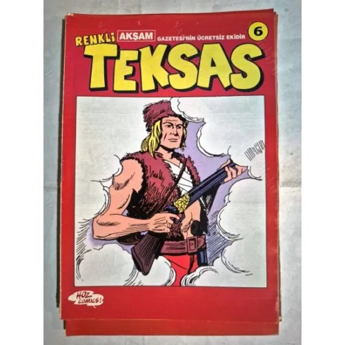 Renkli Teksas Fasikül 6 (Akşam Gazetesinin Ekidir) 28lik Sayı