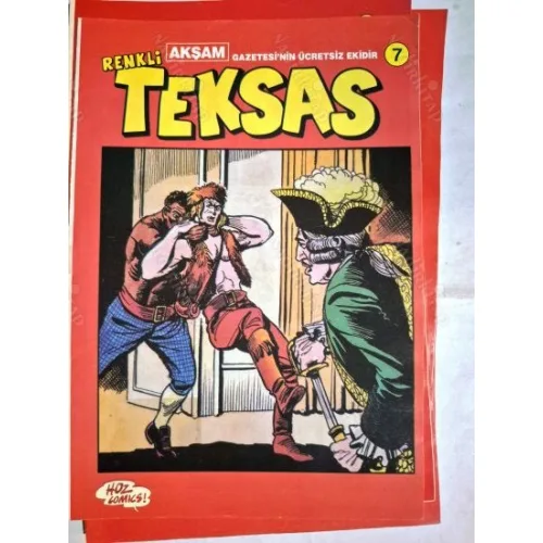 Renkli Teksas Fasikül 7 (Akşam Gazetesinin Ekidir) 28lik Sayı