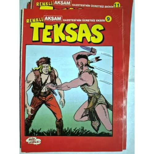 Renkli Teksas Fasikül 9 (Akşam Gazetesinin Ekidir) 28lik Sayı