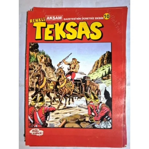 Renkli Teksas Fasikül 10 (Akşam Gazetesinin Ekidir) 28lik Sayı