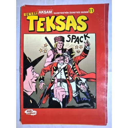 Renkli Teksas Fasikül 11 (Akşam Gazetesinin Ekidir) 28lik Sayı