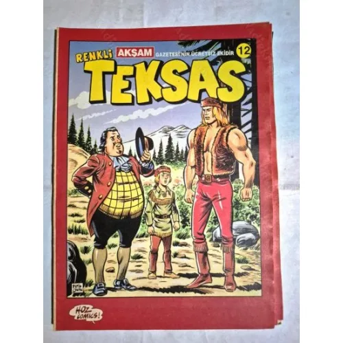 Renkli Teksas Fasikül 12 (Akşam Gazetesinin Ekidir) 28lik Sayı