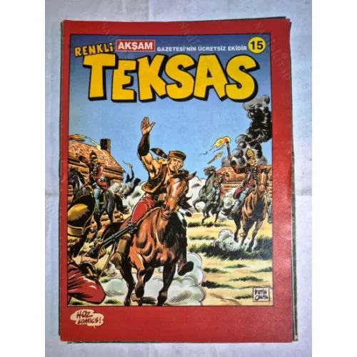 Renkli Teksas Fasikül 15 (Akşam Gazetesinin Ekidir) 28lik Sayı