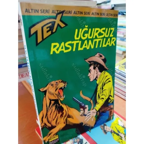 Tex (Teks) Sayı 34 Uğursuz Rastlantılar (Altın Seri Tex Özel Kartlı 168 sayılık) Ambalajında