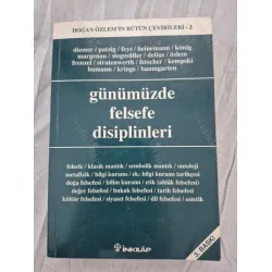 Günümüzde Felsefe Disiplinleri - Doğan Özlem Günümüzde Felsefe Disiplinleri - Doğan Özlem