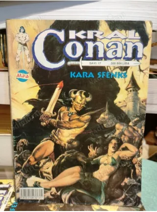 CONAN Kral / Sayı 17 Kara Sfenks (Alfa 42 Sayılık Seri) BKZ