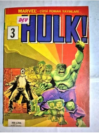 MARVEL Dev HULK Sayı 3 Çok Gizli, Sığınak,