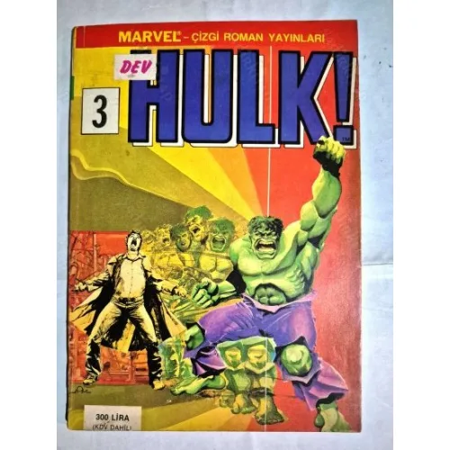 MARVEL Dev HULK Sayı 3 Çok Gizli, Sığınak,