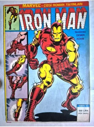 MARVEL Yenilmez Demir Adam Iron Man Sayı 1