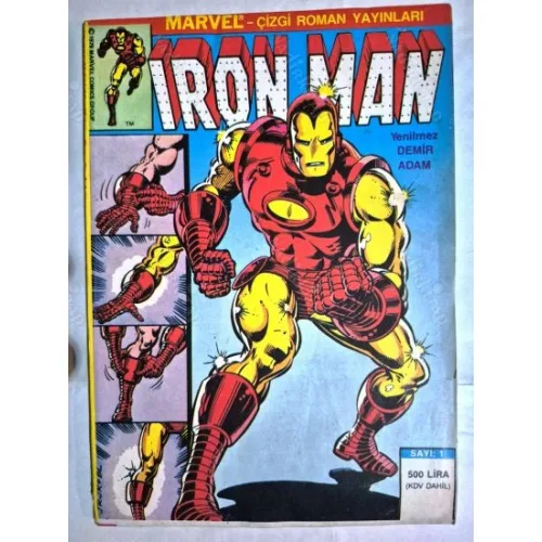 MARVEL Yenilmez Demir Adam Iron Man Sayı 1
