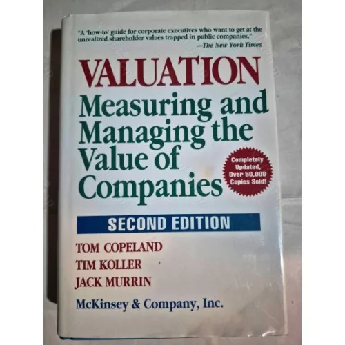 Valuation: Measuring and Managing the Value of Companies Second Edition HardCover (Değerleme: Şirketlerin Değerini Ölçme ve Yönetme, Ciltli)