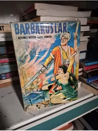 BARBAROSLAR Resimli Büyük Türk Romanı 4 Sayı Tek Cilt Kitap Tam Takım / Set