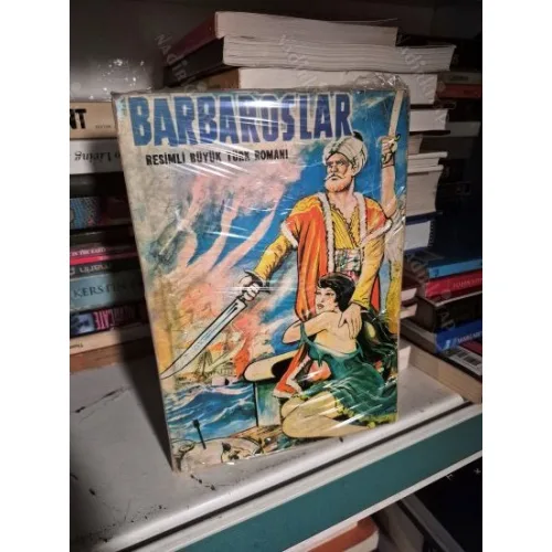 BARBAROSLAR Resimli Büyük Türk Romanı 4 Sayı Tek Cilt Kitap Tam Takım / Set