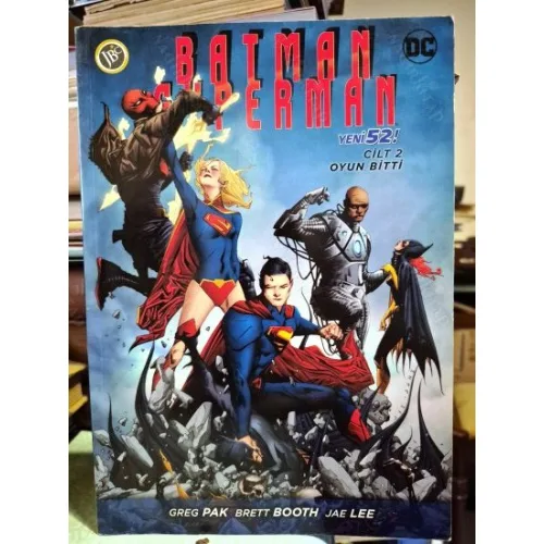 Batman / Superman Yeni 52 Cilt 2 Oyun Bitti (2016 İlk Basım, 5 Ciltlik Seri)