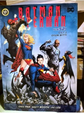 Batman / Superman Yeni 52 Cilt 2 Oyun Bitti (2016 İlk Basım, 5 Ciltlik Seri) BKZ