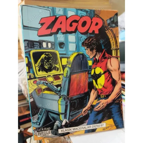 Zagor Klasik Maceralar Dizisi Cilt 97 * Özel Ajan, Hellinger Yaşıyor, Uzayda Düello, REDSTONE un Gizemleri