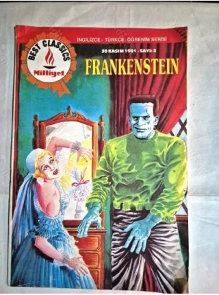 Frankenstein Sayı 2 Milliyet Best Classics İngilizce-Türkçe Öğrenim Serisi ÇR