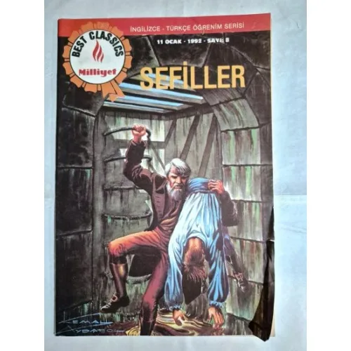 Sefiller Sayı 8 Milliyet Best Classics İngilizce-Türkçe Öğrenim Serisi ÇR