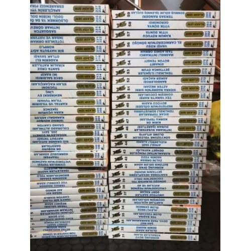 Tex - Teks Klasik Seri Cilt Takım | 1 - 59 Toplam 59 Cilt TAM TAKIM SET Sıralı (Çizgi Düşler 59 Ciltlik Seri)