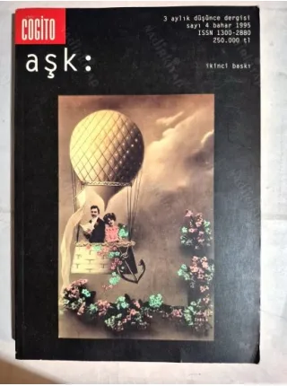 Cogito 4 1995 AŞK Nermi Uygur,Ayfer Tunç, Sevin Okyay, Selim İleri, Hüsrev Hatemi, Tomris Uyar, İskender Pala vb.