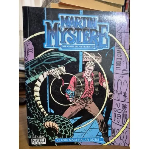 Martin Mystere Atlantis Klasik Maceralar Dizisi Cilt 1 Geçmişin Sırları, Ra'nın İntikamı, Nuh'un Gemisi, Lanetli Soy (42 Ciltlik Seri)