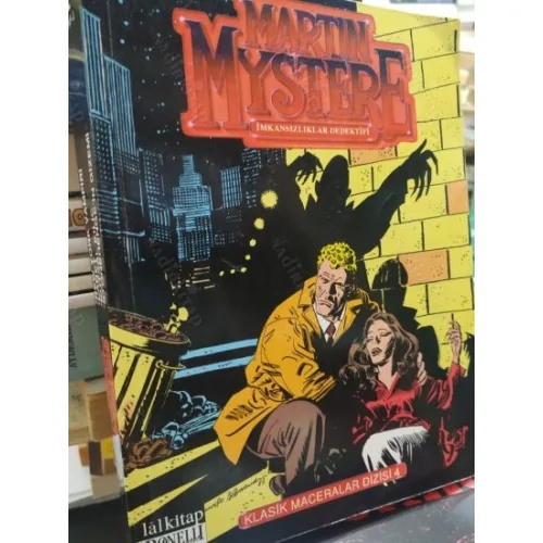 Martin Mystere Atlantis Klasik Maceralar Dizisi Cilt 4 New York Vampiri, Lanet, Kutsal Kılıç, STONEHENGE'nin Gizemi (42 Ciltlik Seri)