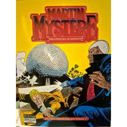 Martin Mystere Atlantis Klasik Maceralar Dizisi Cilt 7 Dönüş, Çelik Canavar, Yüz Yüze Çatışma, Kristal Küre (42 Ciltlik Seri)