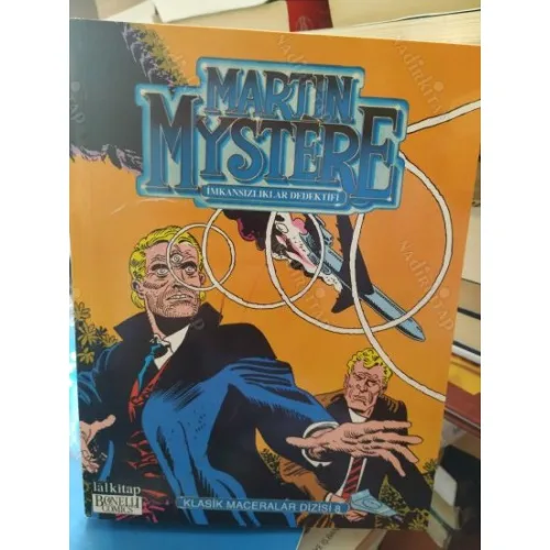 Martin Mystere Atlantis Klasik Maceralar Dizisi Cilt 8 Üçüncü Göz, Zaman Odası, Korkunç İstila, Orman Adamı (42 Ciltlik Seri)