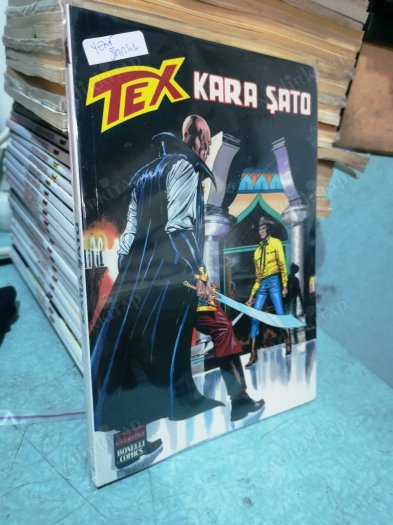 Tex (Teks) Maceraperest Çizgiler Sayı 188 * Kara Şato (204 lük seri) Shrink Ambalajlı Yeni