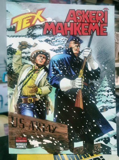 Tex (Teks) Maceraperest Çizgiler Sayı 149 * Askeri Mahkeme (204 lük seri) Shrink Ambalajında YENİ