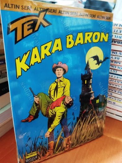 Tex (Teks) Sayı 94 Kara Baron (Altın Seri Tex Özel Kartlı 168 sayılık)