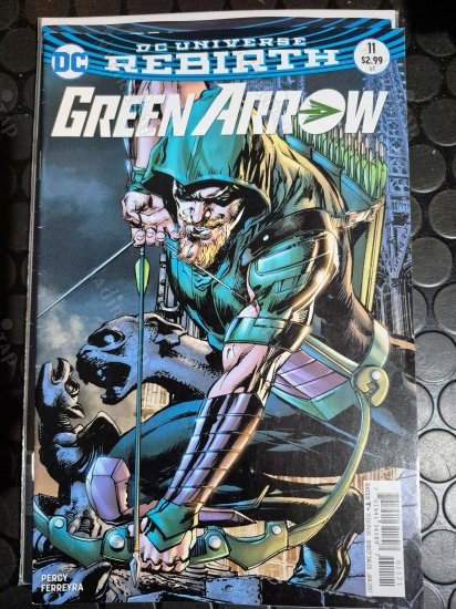 DC Green Arrow # 11 of 50 DC Universe Rebirth (Cover Variant Artist Neal Adams)